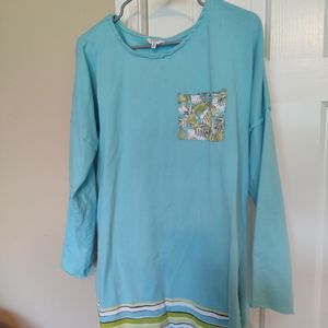 Women's Crown and Ivy long-sleeved shirt